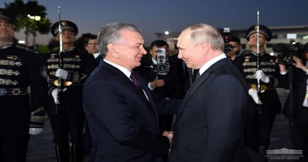 Путин прибыл в Узбекистан. Это его второй госвизит после инаугурации