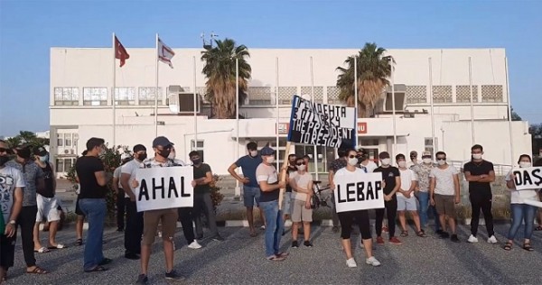 На Северном Кипре снова прошел митинг против властей Туркменистана