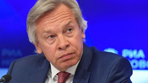 Пушков ответил на заявление Помпео о вмешательствах России в выборы в США