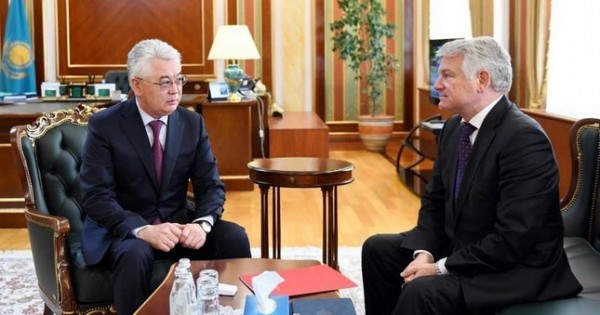 Глава МИД Казахстана принял посла Беларуси