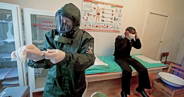 В Таджикистане прошли учения российских военных медиков