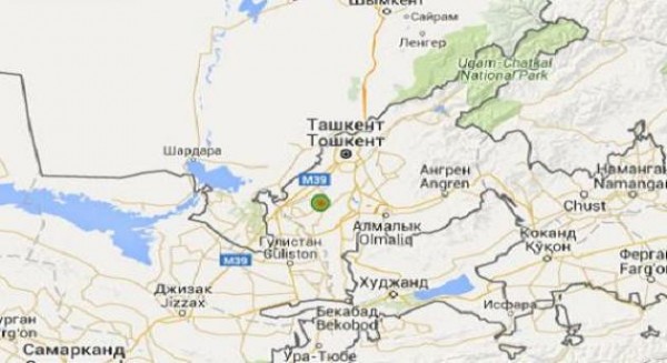 В Узбекистане произошло землетрясение магнитудой 5,1