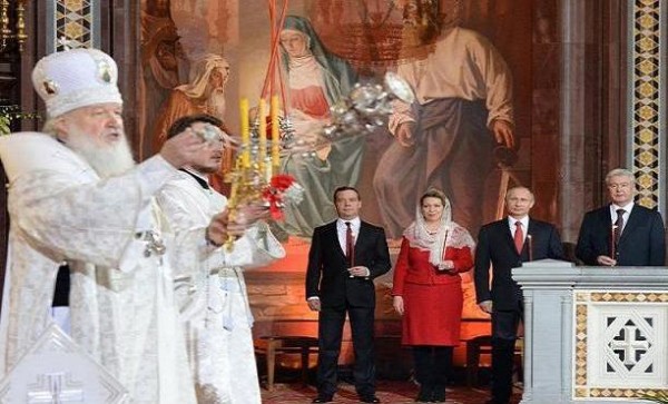 Православные христиане отмечают Пасху