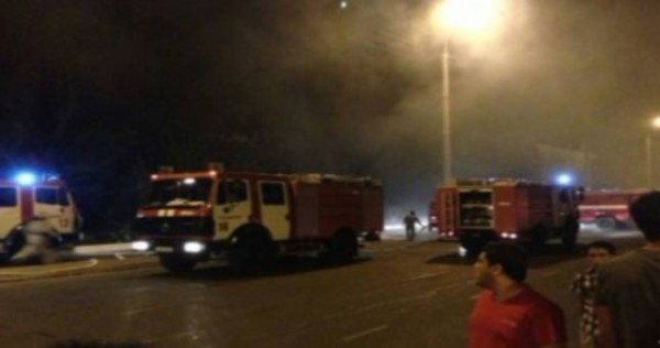 В Ташкенте произошел пожар на оптовом рынке Катартал (видео)