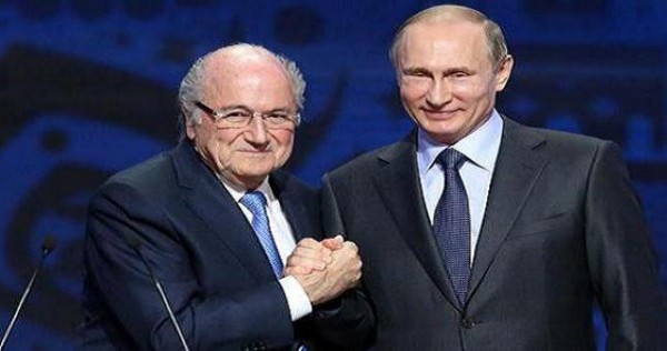 Блаттер заверил Путина в полной поддержке проведения ЧМ-2018 в России