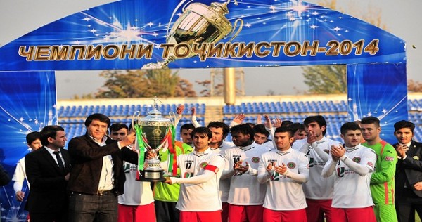 «Истиклол» получил чемпионский Кубок за победу в чемпионате Таджикистана-2014