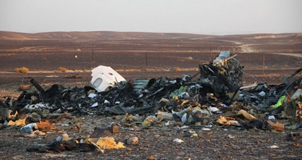 Эксперты установили место закладки бомбы в разбившемся над Синаем A321