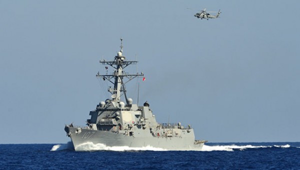 Эсминец ВМС США опасно приблизился к российскому кораблю в Средиземном море