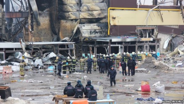 В Татарстане объявлен траур по жертвам пожара в торговом центре