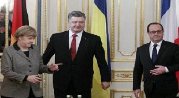 Порошенко одобрил мирный план Меркель и Олланда