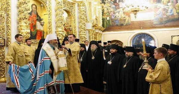Церемония интронизации митрополита Киевского и всея Украины Онуфрия состоялась в Киеве
