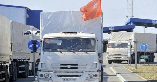 Все автомобили гуманитарного конвоя вернулись в Россию
