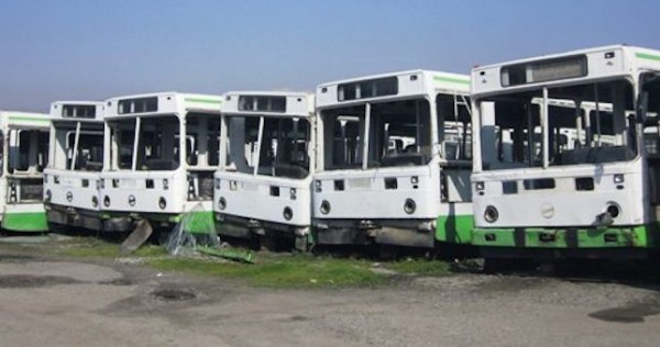 В столичном ГКУП «Автобус-1» сгорели автобусы