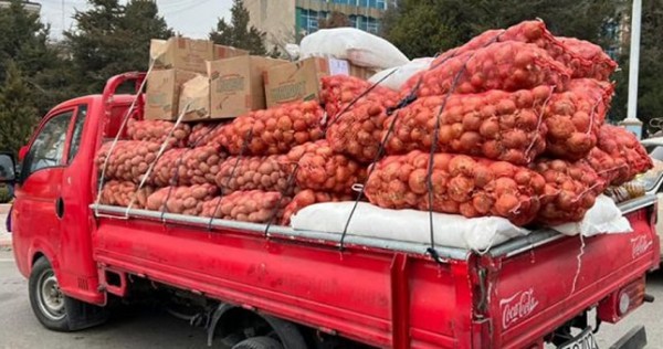Минздрав передал солдатам продукты питания
