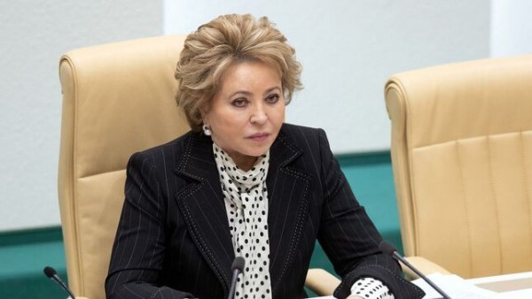 Валентина Матвиенко посетит Душанбе с официальным визитом 24-25 февраля